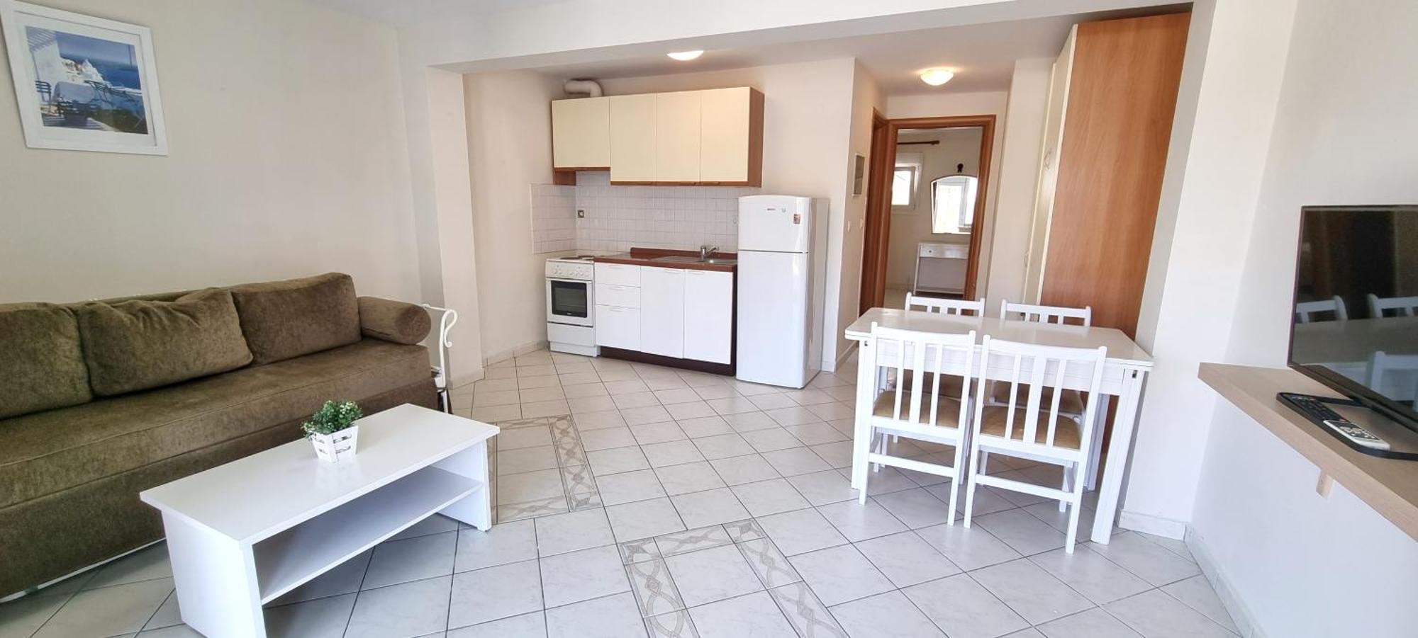 Bungalow White Apartments Polychrono Pokoj fotografie